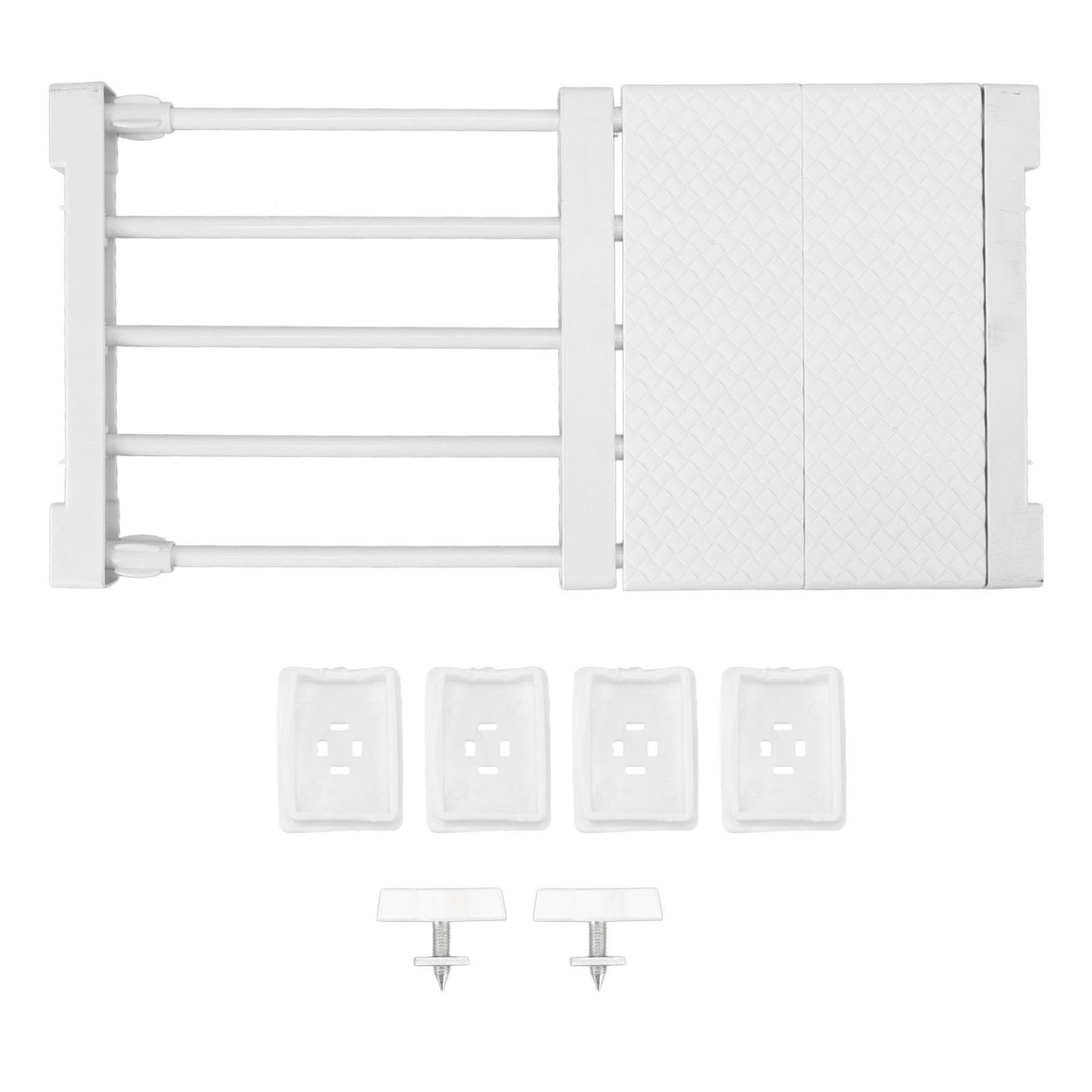 Home - Tension Shelf Adjustable Closet Divider 24cm Width Storage Rack for Cabinet Wardrobe 30 ~ 40cm / 11.81 ~ 15.75in
