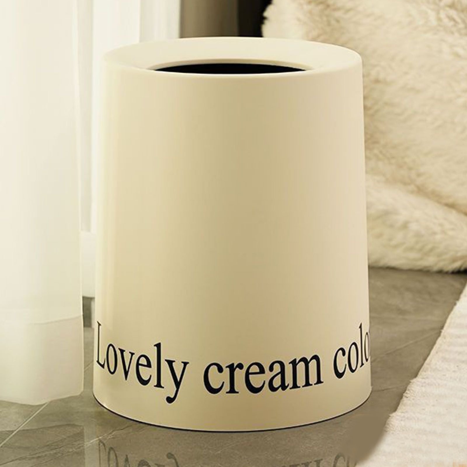 Living Room Trash Can Modern Minimalism Large Capacity Round Waste Basket for Home - V1294-YM0710-3117230257612 Living Room Trash Can Modern Minimalism Large Capacity Round Waste Basket for Home - Image 10