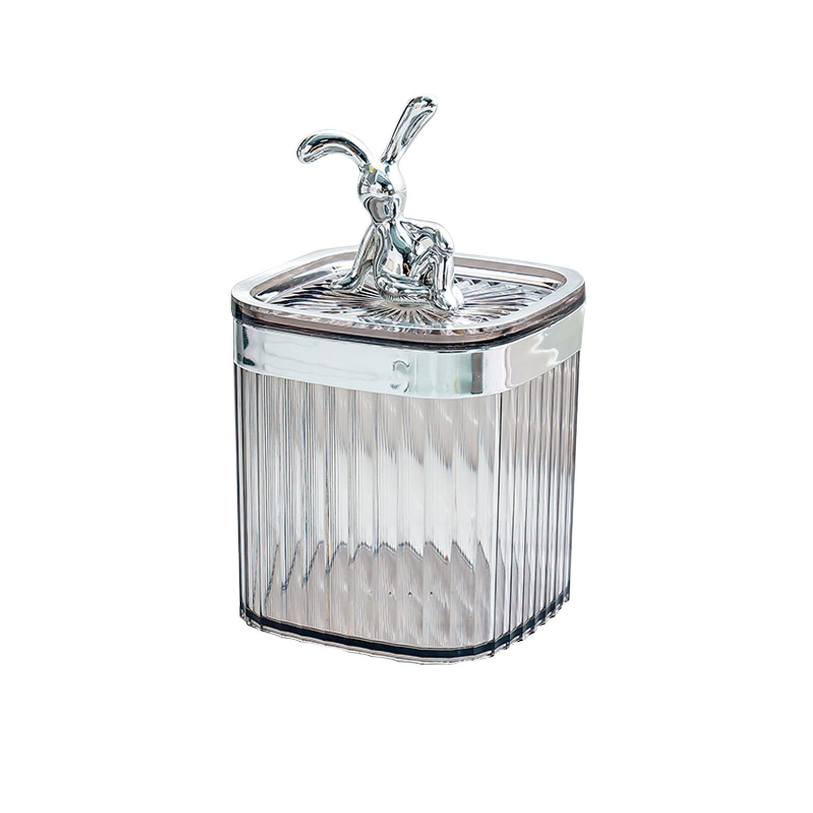 Toothpick Holder Large Capacity Fashion Look Toothpick Container Storage Box Jar for Home Restaurant Smoky Gray