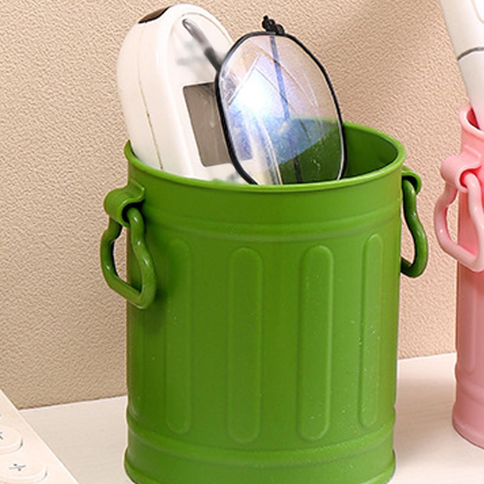 Plastic Pen Holder Cute Large Capacity Convenient Storage Pencil Container for Home School Office Green - V1294-YM0710-3117230319612 Plastic Pen Holder Cute Large Capacity Convenient Storage Pencil Container for Home School Office Green - Image 5