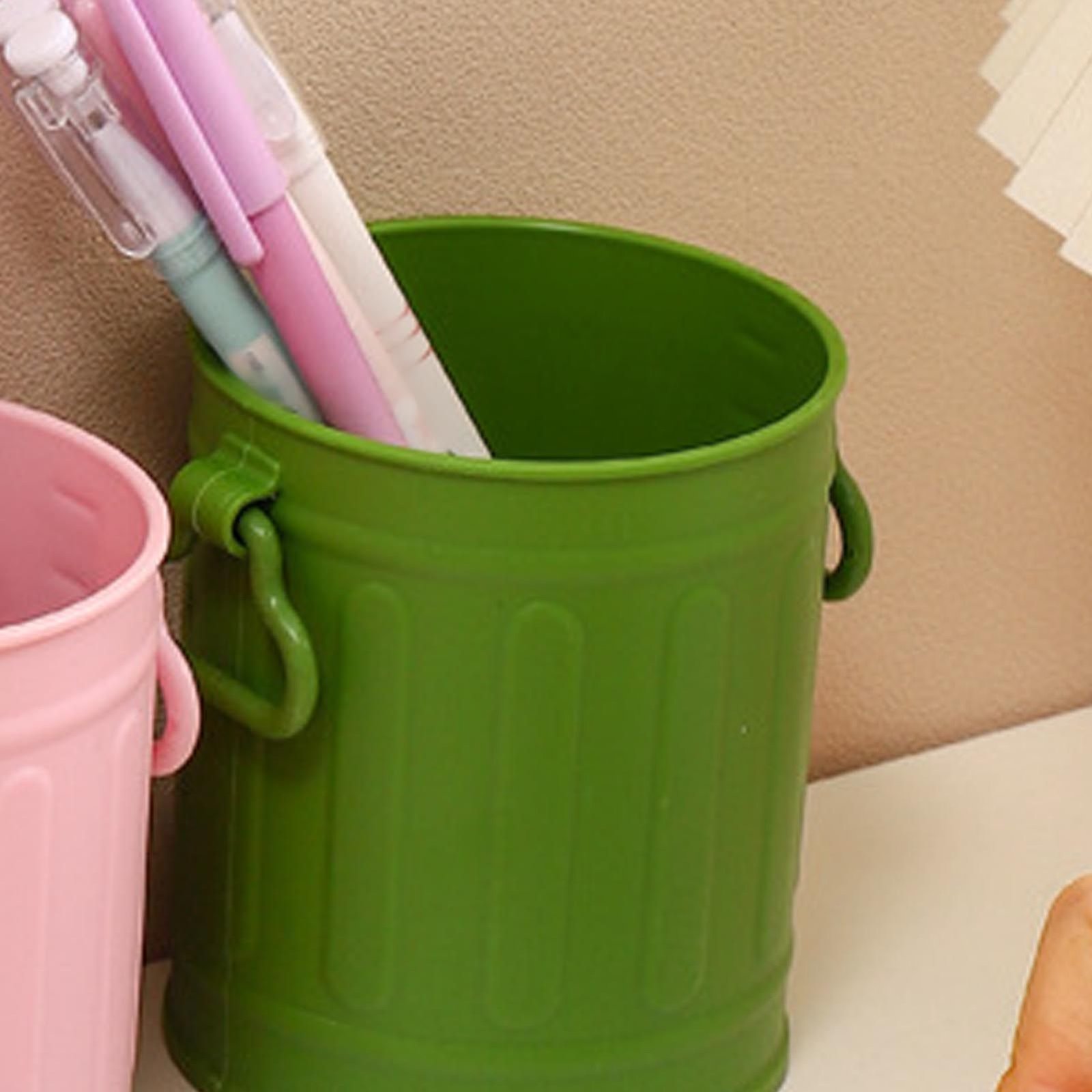 Plastic Pen Holder Cute Large Capacity Convenient Storage Pencil Container for Home School Office Green - V1294-YM0710-3117230319612 Plastic Pen Holder Cute Large Capacity Convenient Storage Pencil Container for Home School Office Green - Image 6
