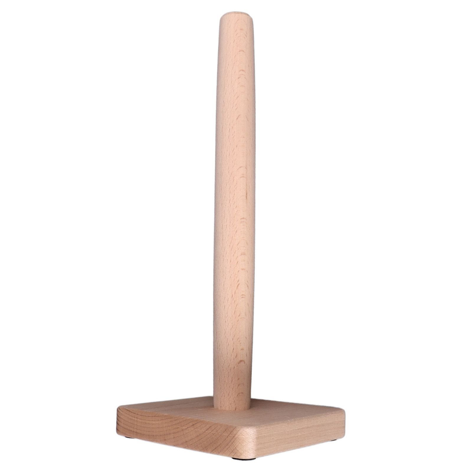 Wooden Paper Towel Holder Countertop Farmhouse Standing Paper Towel Organizer Roll Dispenser with Non Slip Base for Kitchen Living Room - V1294-YM0710-3118230310911 Wooden Paper Towel Holder Countertop Farmhouse Standing Paper Towel Organizer Roll Dispenser with Non Slip Base for Kitchen Living Room - Image 4