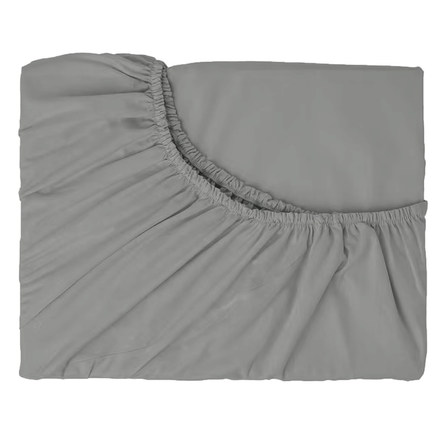 Hotel Quality Fitted Sheet - 1 Piece Fitted Sheet -Breathable Bedding - Wrinkle, Fade, Stain Resistant- 16inch/40cm Deep Pocket Fitted Bed Sheet-Wrinkle and Fade Resistant,(Grey,King Single) - V1317-HB-QS9-AUKS-CL-HUI Hotel Quality Fitted Sheet - 1 Piece Fitted Sheet -Breathable Bedding - Wrinkle, Fade, Stain Resistant- 16inch/40cm Deep Pocket Fitted Bed Sheet-Wrinkle and Fade Resistant,(Grey,King Single) - Image 3