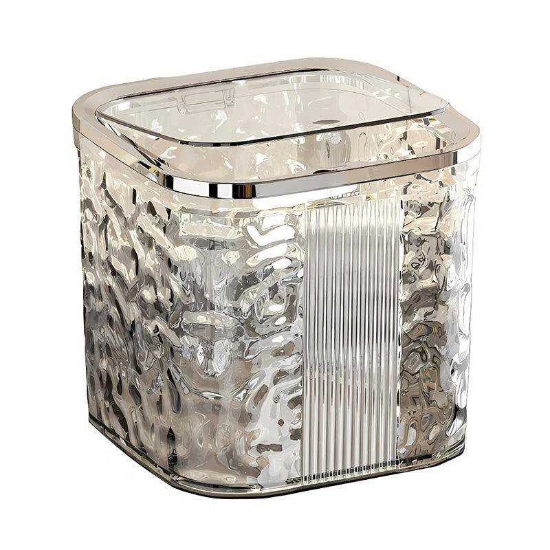 Desktop Mini Trash Can Small Waste Bin Storage Bucket for Office Kitchen Home - Grey-S - V528-CAN-SMALL-GREY-830615 Desktop Mini Trash Can Small Waste Bin Storage Bucket for Office Kitchen Home - Grey-S - Image 8