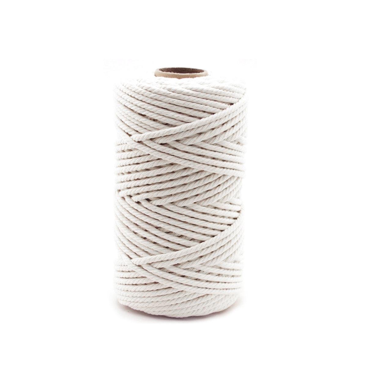 Cotton Rope Macrame Cord 1-12mm DIY Craft Tapestry Binding Decorative String - 12mm x 50m - V528-COTTON-ROPE-12-50-290252 Cotton Rope Macrame Cord 1-12mm DIY Craft Tapestry Binding Decorative String - 12mm x 50m - Image 7