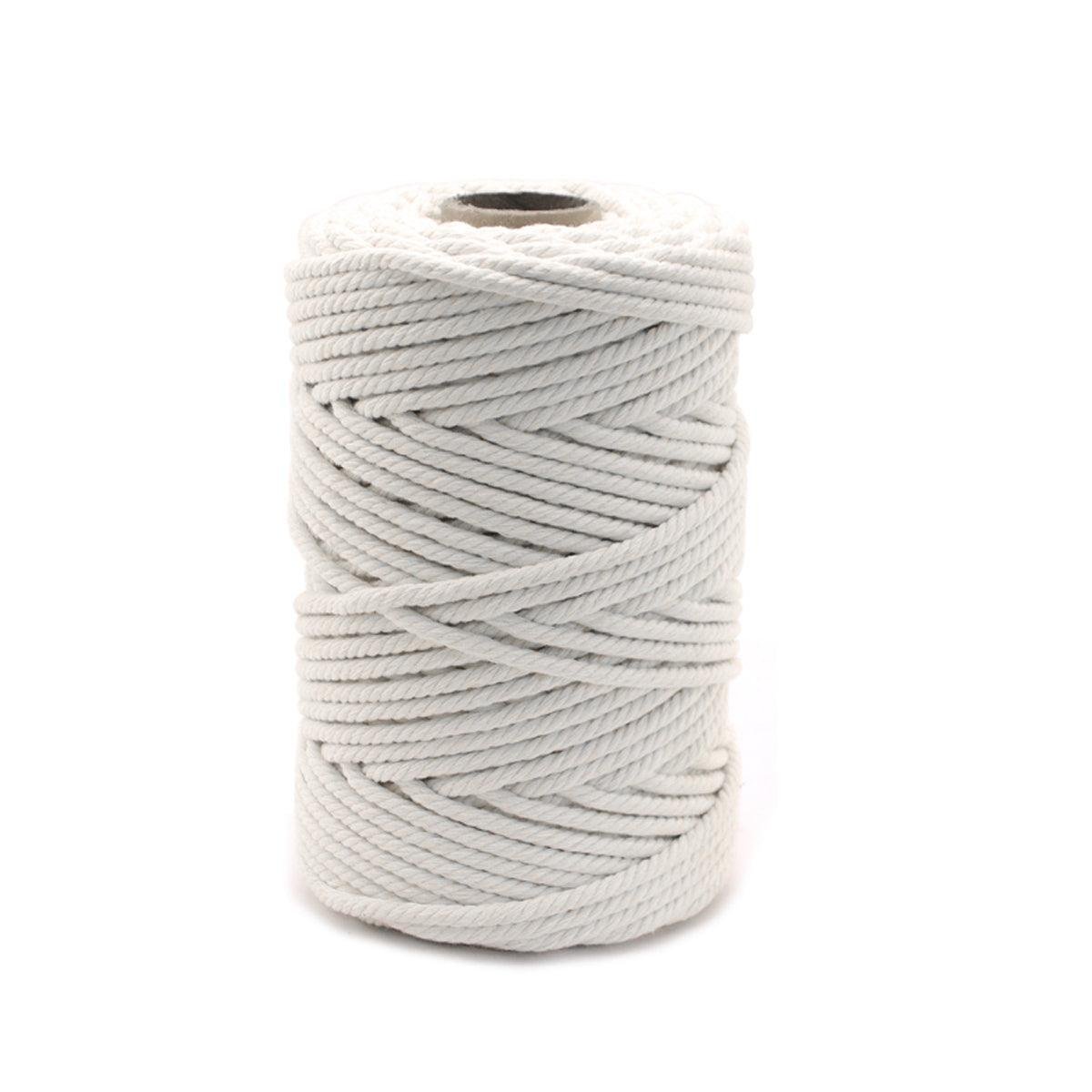 Cotton Rope Macrame Cord 1-12mm DIY Craft Tapestry Binding Decorative String - 12mm x 50m - V528-COTTON-ROPE-12-50-290252 Cotton Rope Macrame Cord 1-12mm DIY Craft Tapestry Binding Decorative String - 12mm x 50m - Image 8