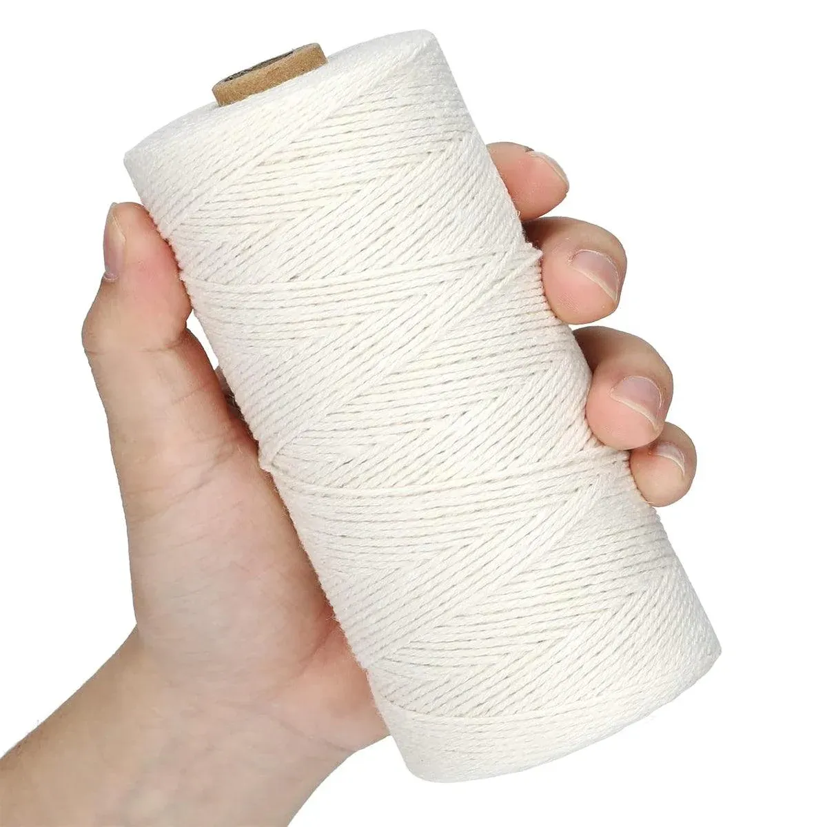 Cotton Rope Macrame Cord 1-12mm DIY Craft Tapestry Binding Decorative String - 6mm x 100m - V528-COTTON-ROPE-6-100-661954 Cotton Rope Macrame Cord 1-12mm DIY Craft Tapestry Binding Decorative String - 6mm x 100m - Image 6