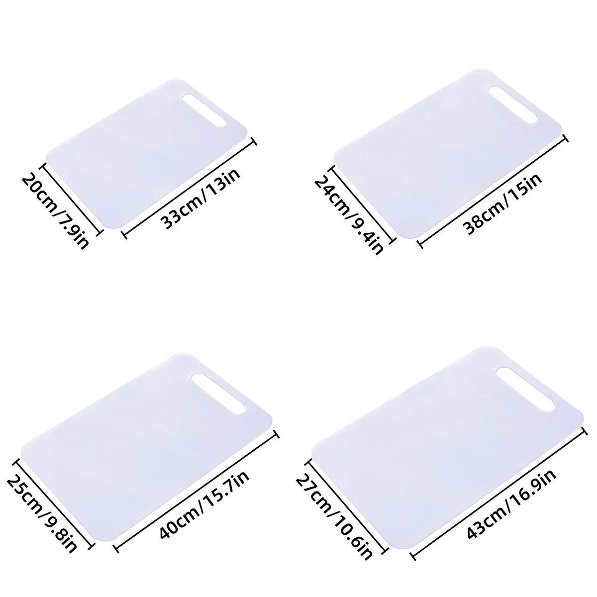 Plastic Cutting Board Small Size Chopping Board for Kitchen Food Prep Home Use - 33x20cm - V528-CUTTING-33-20CM-459210 Plastic Cutting Board Small Size Chopping Board for Kitchen Food Prep Home Use - 33x20cm - Image 4