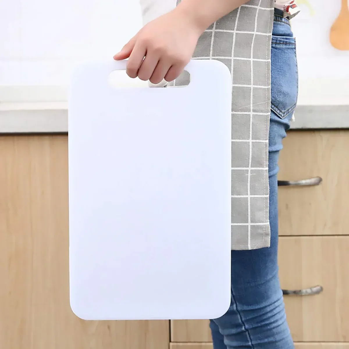 Plastic Cutting Board Small Size Chopping Board for Kitchen Food Prep Home Use - 33x20cm - V528-CUTTING-33-20CM-459210 Plastic Cutting Board Small Size Chopping Board for Kitchen Food Prep Home Use - 33x20cm - Image 8