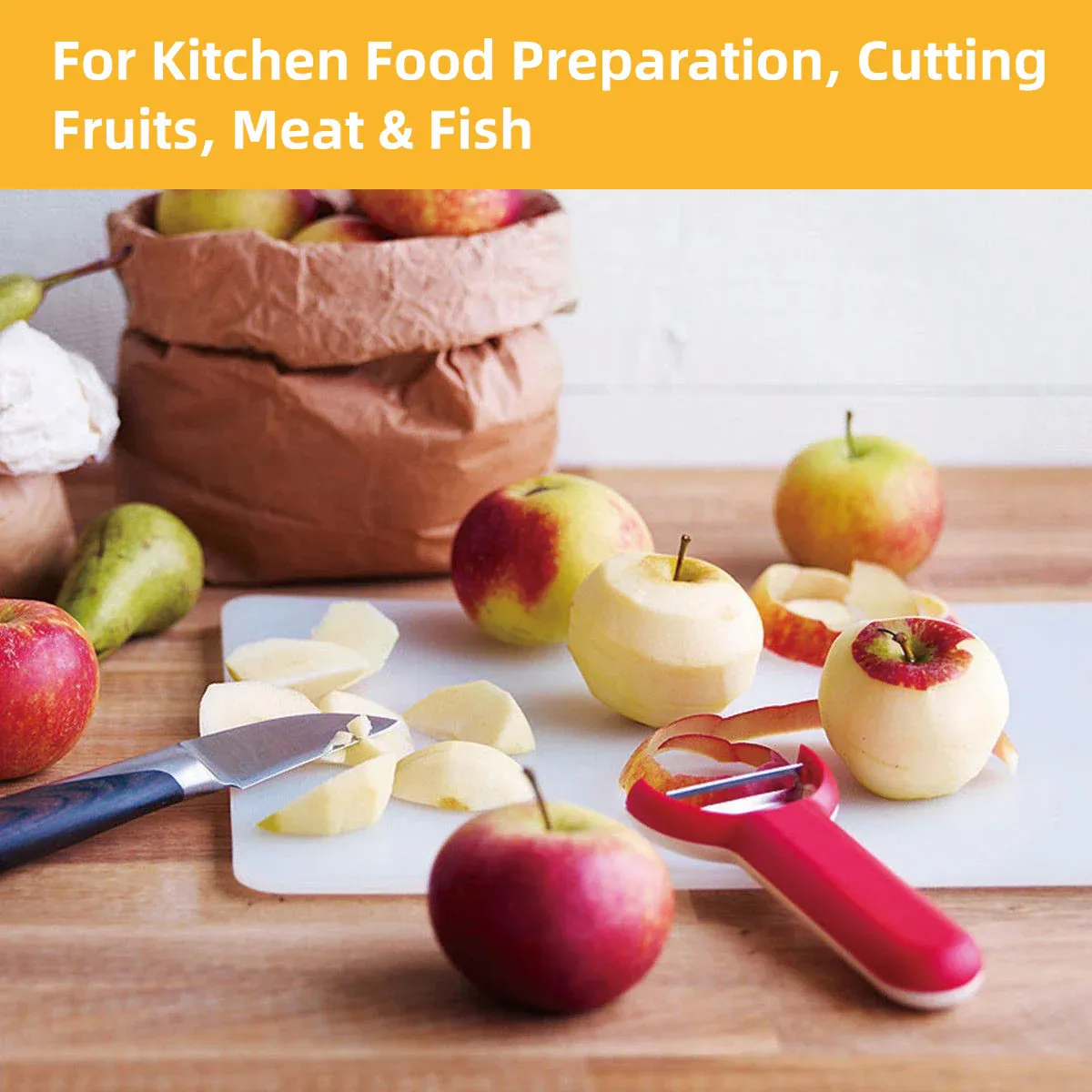 Plastic Cutting Board Small Size Chopping Board for Kitchen Food Prep Home Use - 33x20cm - V528-CUTTING-33-20CM-459210 Plastic Cutting Board Small Size Chopping Board for Kitchen Food Prep Home Use - 33x20cm - Image 10
