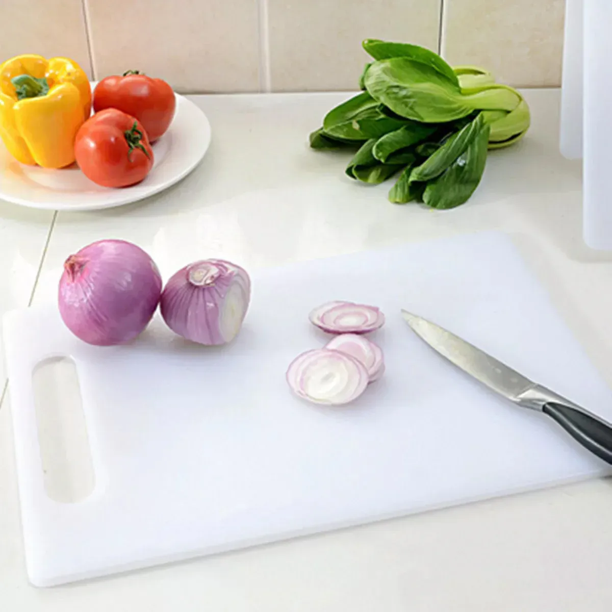 Plastic Cutting Board Small Size Chopping Board for Kitchen Food Prep Home Use - 33x20cm - V528-CUTTING-33-20CM-459210 Plastic Cutting Board Small Size Chopping Board for Kitchen Food Prep Home Use - 33x20cm - Image 14