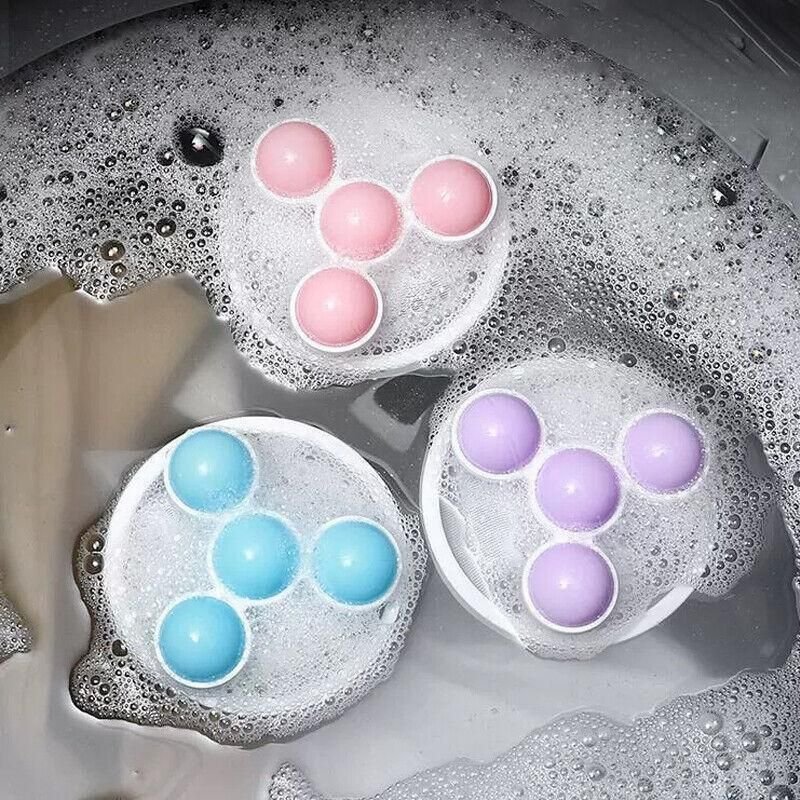 2 Pcs Reusable Hair Lint Catcher Removal Net Bag Wash Machine Float Filter - Blue - V528-FILTERCOLLECTOR-BLUE-2-233929 2 Pcs Reusable Hair Lint Catcher Removal Net Bag Wash Machine Float Filter - Blue - Image 4