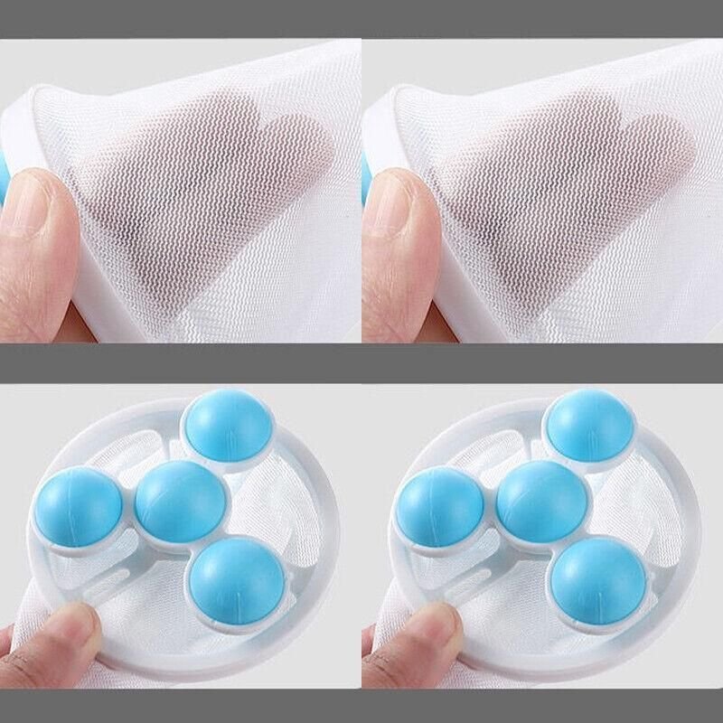 2 Pcs Reusable Hair Lint Catcher Removal Net Bag Wash Machine Float Filter - Blue - V528-FILTERCOLLECTOR-BLUE-2-233929 2 Pcs Reusable Hair Lint Catcher Removal Net Bag Wash Machine Float Filter - Blue - Image 13