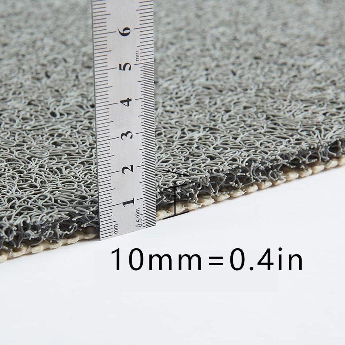Waterproof Non-Slip Bathroom Shower Mat Anti-Slip Rug Toilet Floor Mat Washable - Grey-40*60cm - V528-FLOOR-MAT-GREY-40-60-532670 Waterproof Non-Slip Bathroom Shower Mat Anti-Slip Rug Toilet Floor Mat Washable - Grey-40*60cm - Image 4