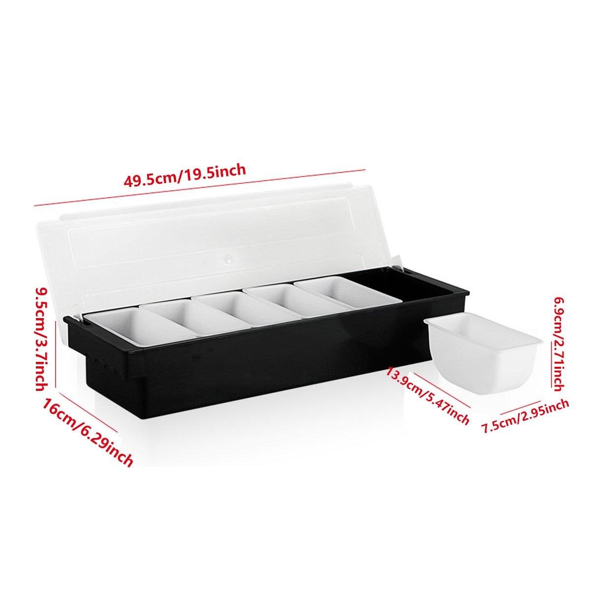 Multi Compartment Fruit Box Food Storage Container for Fresh Fruit Preservation - V528-FRUIT-BOX-6-274587 Multi Compartment Fruit Box Food Storage Container for Fresh Fruit Preservation - Image 3