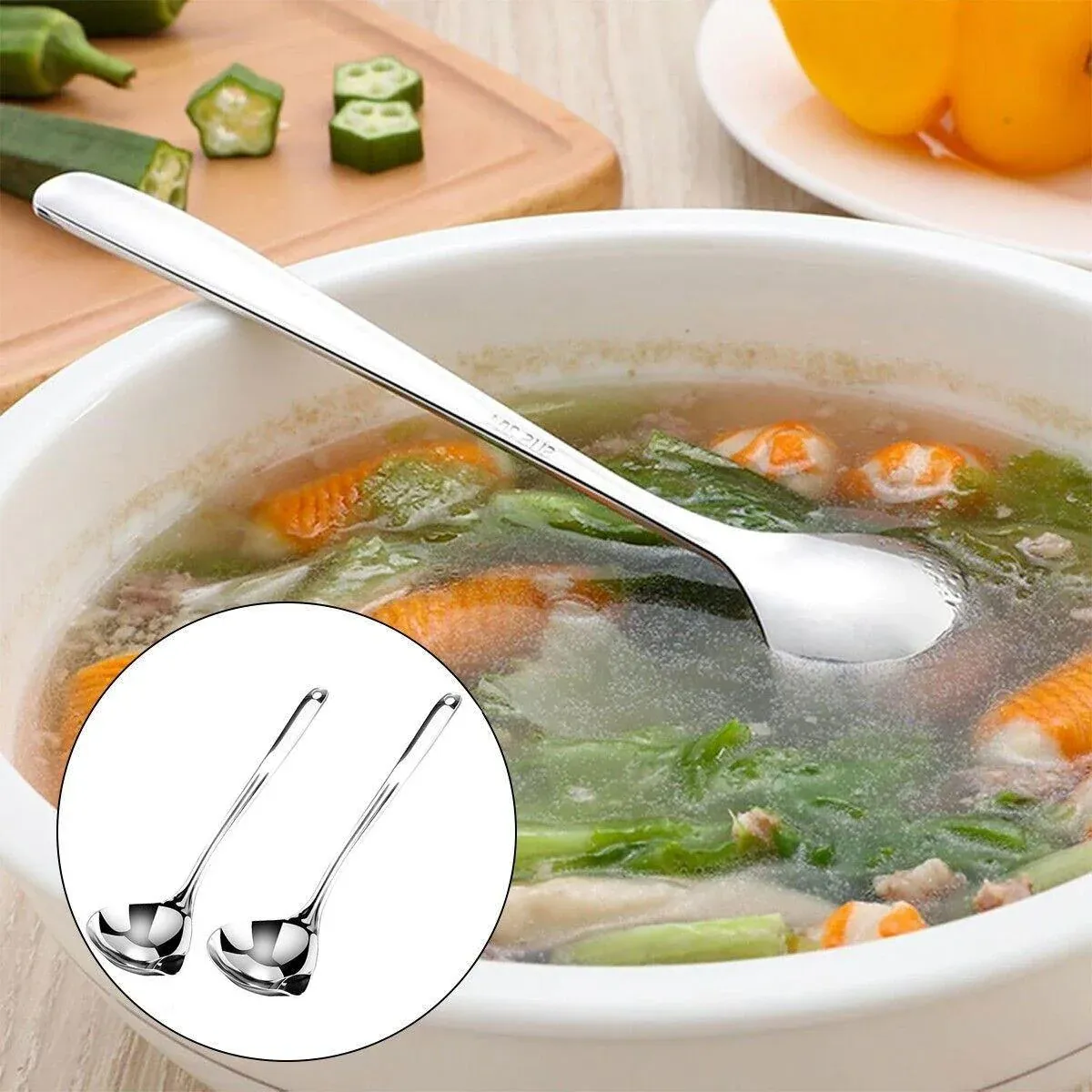 Oil Separator Spoon Kitchen Multifunctional Filter Household Hot Pot Soup Spoon - S - V528-GREASE-SPATULA-S-966610 Oil Separator Spoon Kitchen Multifunctional Filter Household Hot Pot Soup Spoon - S - Image 13