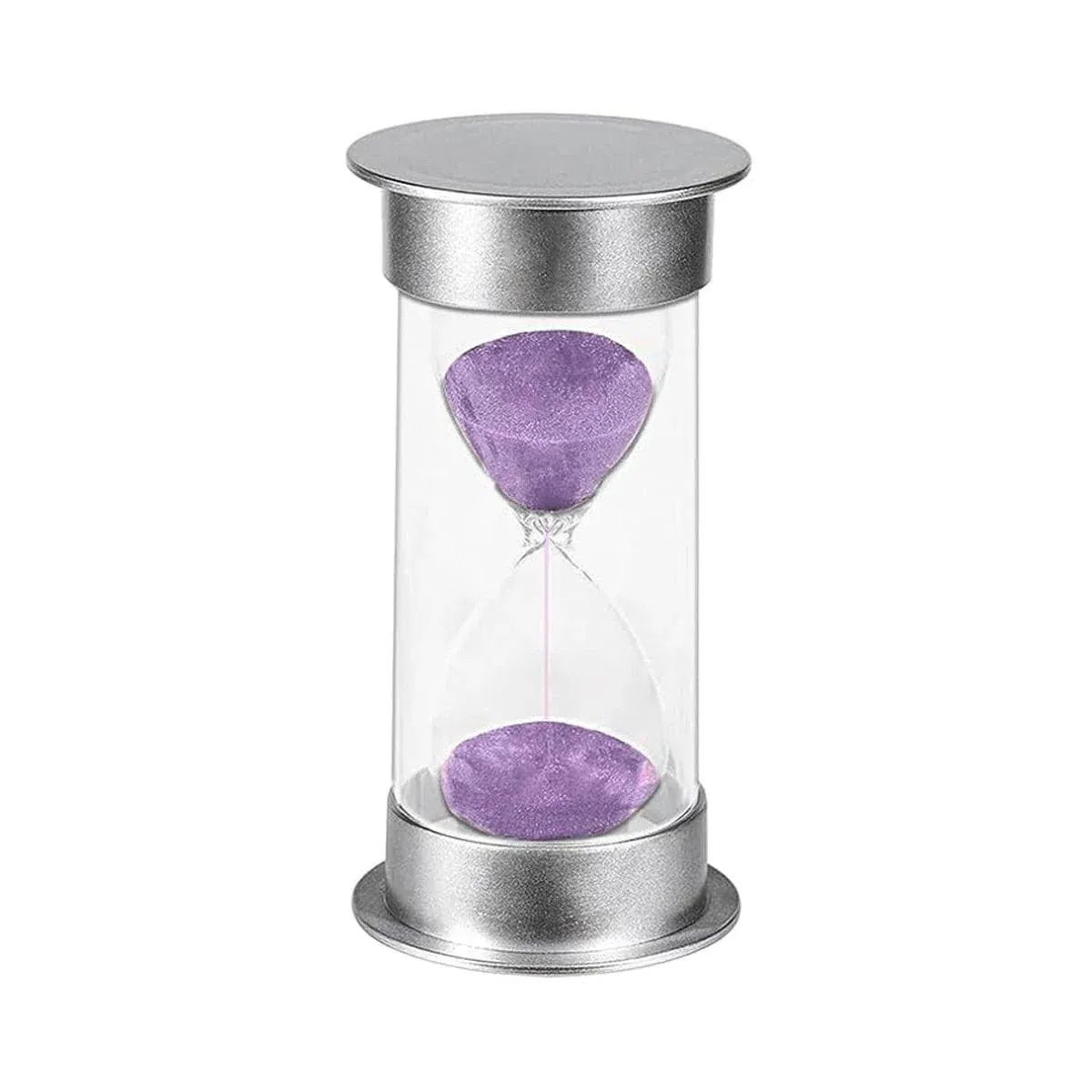 10/15/30 Minute Hourglass Timer Sand Timer for Home Office and Classroom Use - Purple-30min