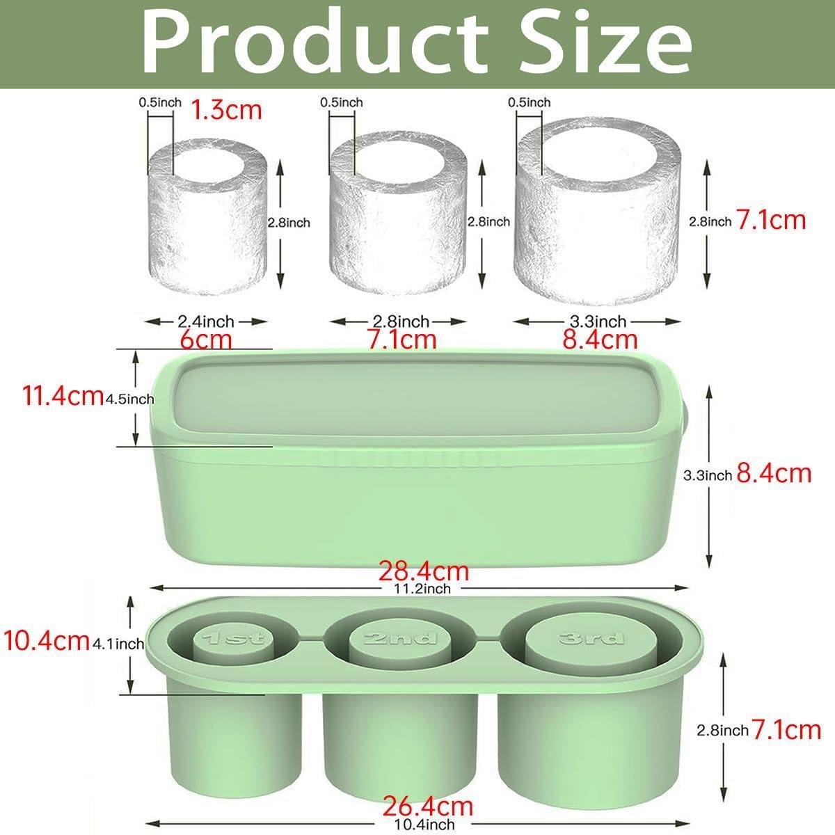 Silicone Ice Cube Tray for 20oz 30oz 40oz Tumbler Easy Release Reusable Mold - Coffee - V528-ICE-TRAY-COFFEE-401149 Silicone Ice Cube Tray for 20oz 30oz 40oz Tumbler Easy Release Reusable Mold - Coffee - Image 3