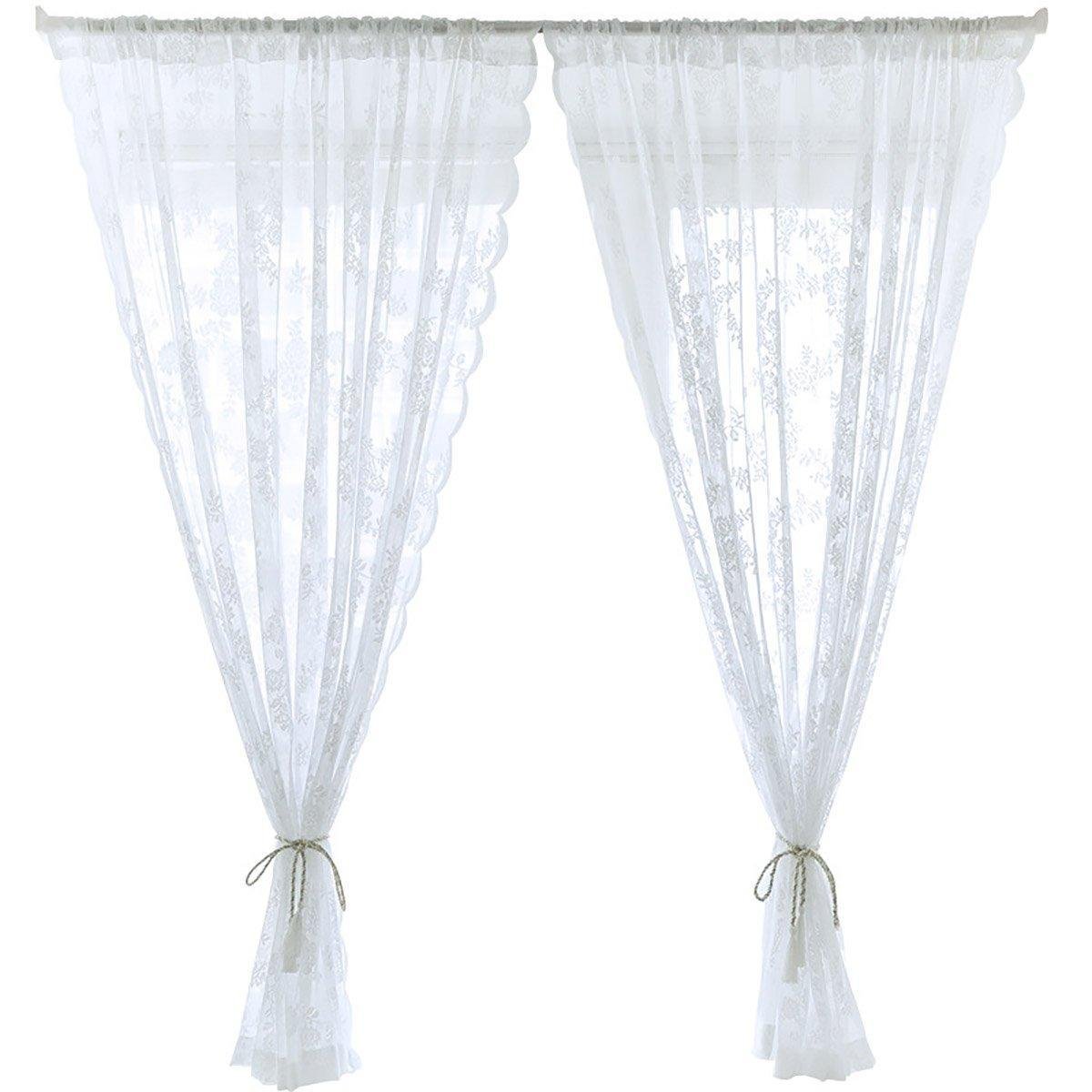 Elegant Lace Curtain Bedroom Window Door Screen Privacy Window Decor - 75*150cm - V528-LACE-CURTAINS-75-150-889501 Elegant Lace Curtain Bedroom Window Door Screen Privacy Window Decor - 75*150cm - Image 8