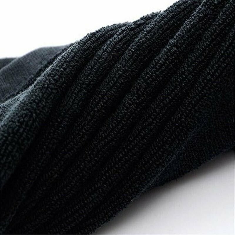 Black Cotton Towel 35x75cm Soft Thick Absorbent Bath Gym Travel Use - V528-MICROFIBERTOWEL-525056 Black Cotton Towel 35x75cm Soft Thick Absorbent Bath Gym Travel Use - Image 12