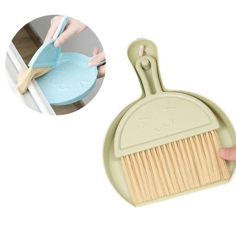 Mini Desktop Sweep Cleaning Brush Keyboard Brush Small Broom Dustpan Set - Pink - V528-MINIBROOM-PINK-75435 Mini Desktop Sweep Cleaning Brush Keyboard Brush Small Broom Dustpan Set - Pink - Image 7