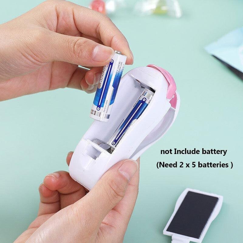 Handheld Mini Heat Sealer Poly Bag Sealing Machine Food Portable Plastic Small - White - V528-MINIHEATSEALER-WHITE-131714 Handheld Mini Heat Sealer Poly Bag Sealing Machine Food Portable Plastic Small - White - Image 3