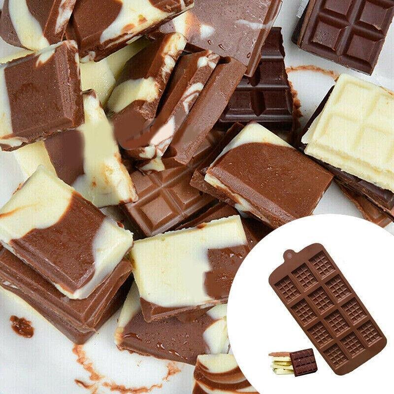 Mini Chocolate Bar Flexible Silicone Mold Candy Chocolate Cake Jelly Mould - V528-MOLD-025874 Mini Chocolate Bar Flexible Silicone Mold Candy Chocolate Cake Jelly Mould - Image 4