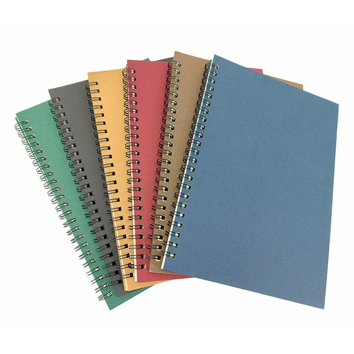 6pcs A5 Spiral Notebook Homework Exercise Book Durable Notepad for School Office - V528-NOTEBOOK-SPIRAL-744307 6pcs A5 Spiral Notebook Homework Exercise Book Durable Notepad for School Office - Image 2