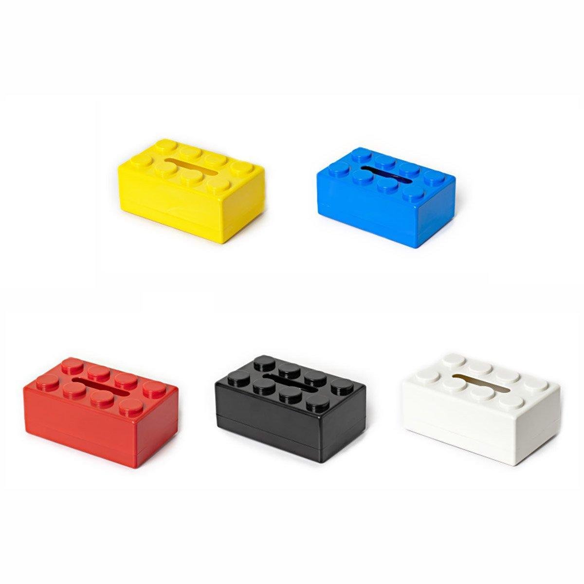 Tissue Box Cover Creative Building Block Cute Napkin Dispenser Holder Home Decor - Black - V528-PAPER-BOX-BLACK-108650 Tissue Box Cover Creative Building Block Cute Napkin Dispenser Holder Home Decor - Black - Image 2