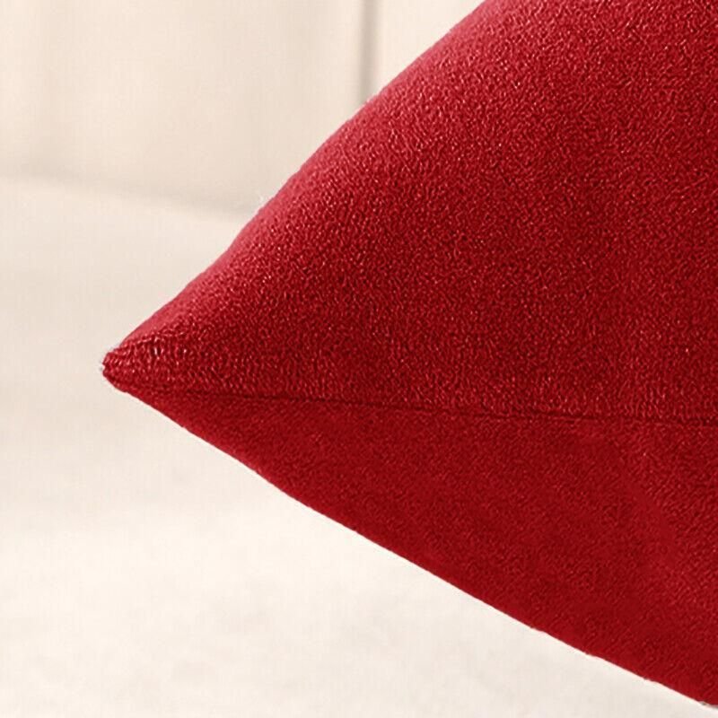40x40cm Multicoloured Plain Solid Colour Cushion Cover Covers Decorative Pillow Case - Green - V528-PILLOW-GREEN-40-40-99439 40x40cm Multicoloured Plain Solid Colour Cushion Cover Covers Decorative Pillow Case - Green - Image 9