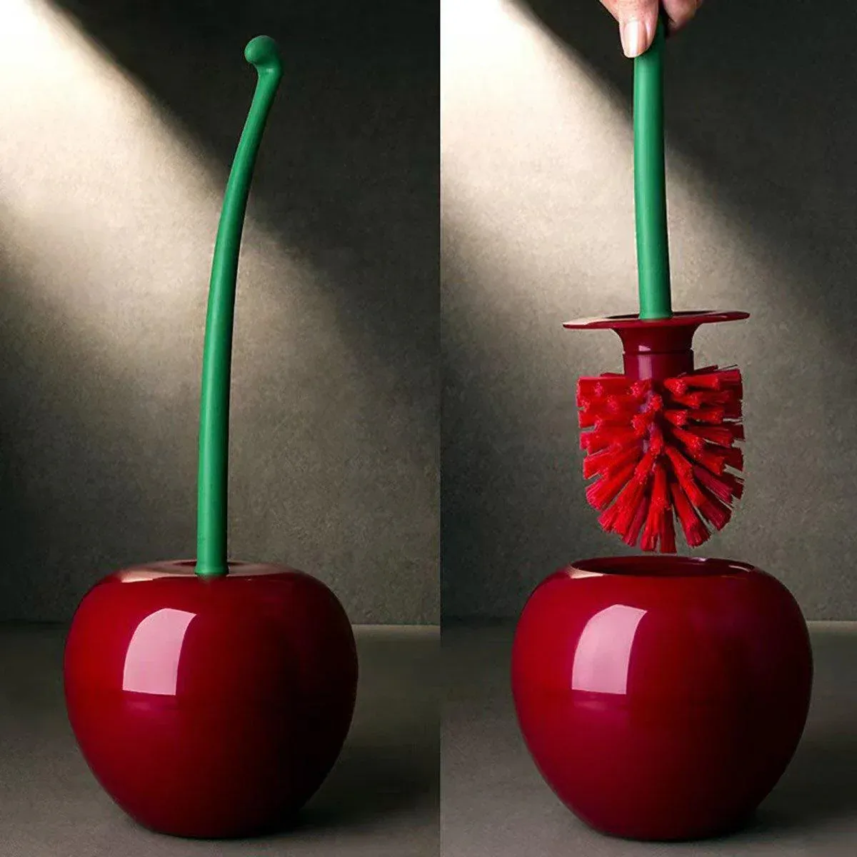 Soft Wool Toilet Brush with Long Handle Plastic Cleaning Brush Household Tool - V528-TOILET-BRUSH-RED-383877 Soft Wool Toilet Brush with Long Handle Plastic Cleaning Brush Household Tool - Image 7