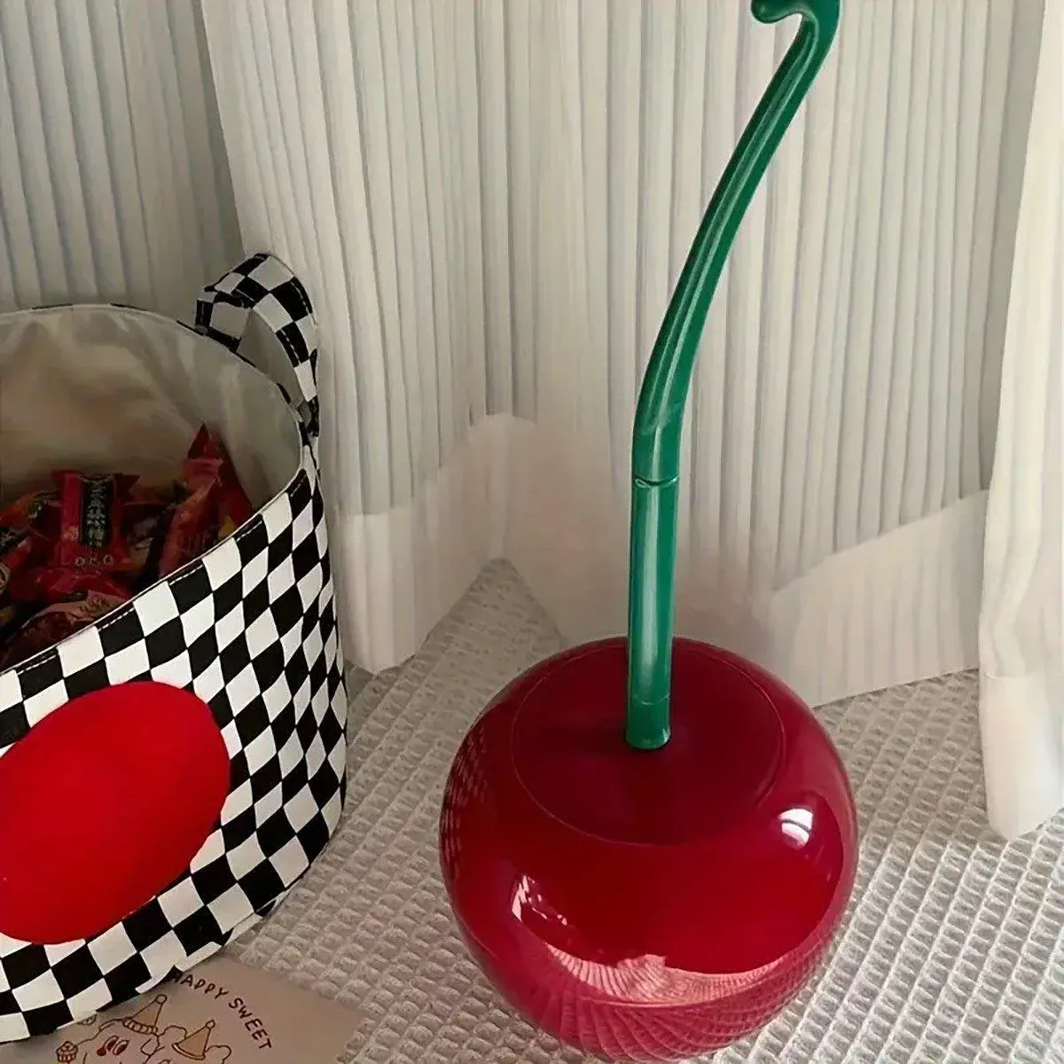 Soft Wool Toilet Brush with Long Handle Plastic Cleaning Brush Household Tool - V528-TOILET-BRUSH-RED-383877 Soft Wool Toilet Brush with Long Handle Plastic Cleaning Brush Household Tool - Image 8