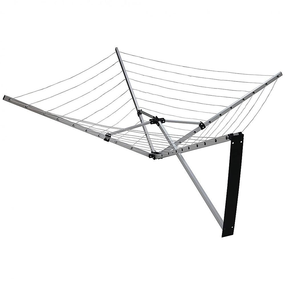 24m Folding Dryer for Laundry and Washing Wall Mounted 5 Arm Clothes Airer Space Saving Design - V63-953411 24m Folding Dryer for Laundry and Washing Wall Mounted 5 Arm Clothes Airer Space Saving Design - Image 3