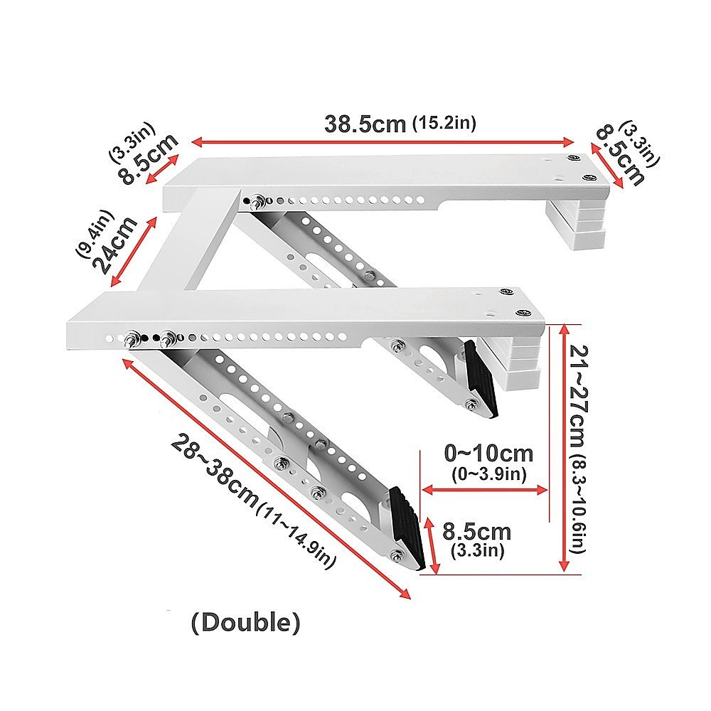 Heavy Duty Air Conditioner Bracket – Window & Outdoor AC Unit Support Mounting Accessories - V63-953971 Heavy Duty Air Conditioner Bracket – Window & Outdoor AC Unit Support Mounting Accessories - Image 12