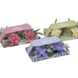 bulk 12 Botanical Bloom Scent Candle Gift Set 250G 3 Asst