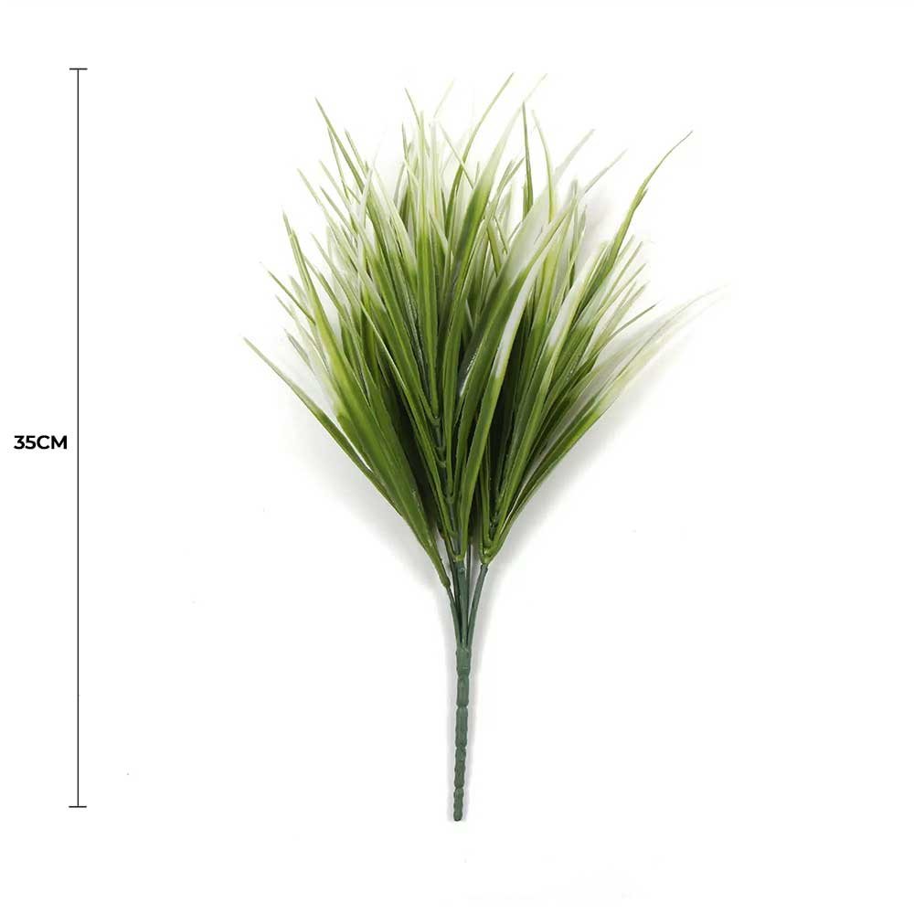 White Tipped Grass Stem UV Resistant 35cm - V637-DP1014401 White Tipped Grass Stem UV Resistant 35cm - Image 2