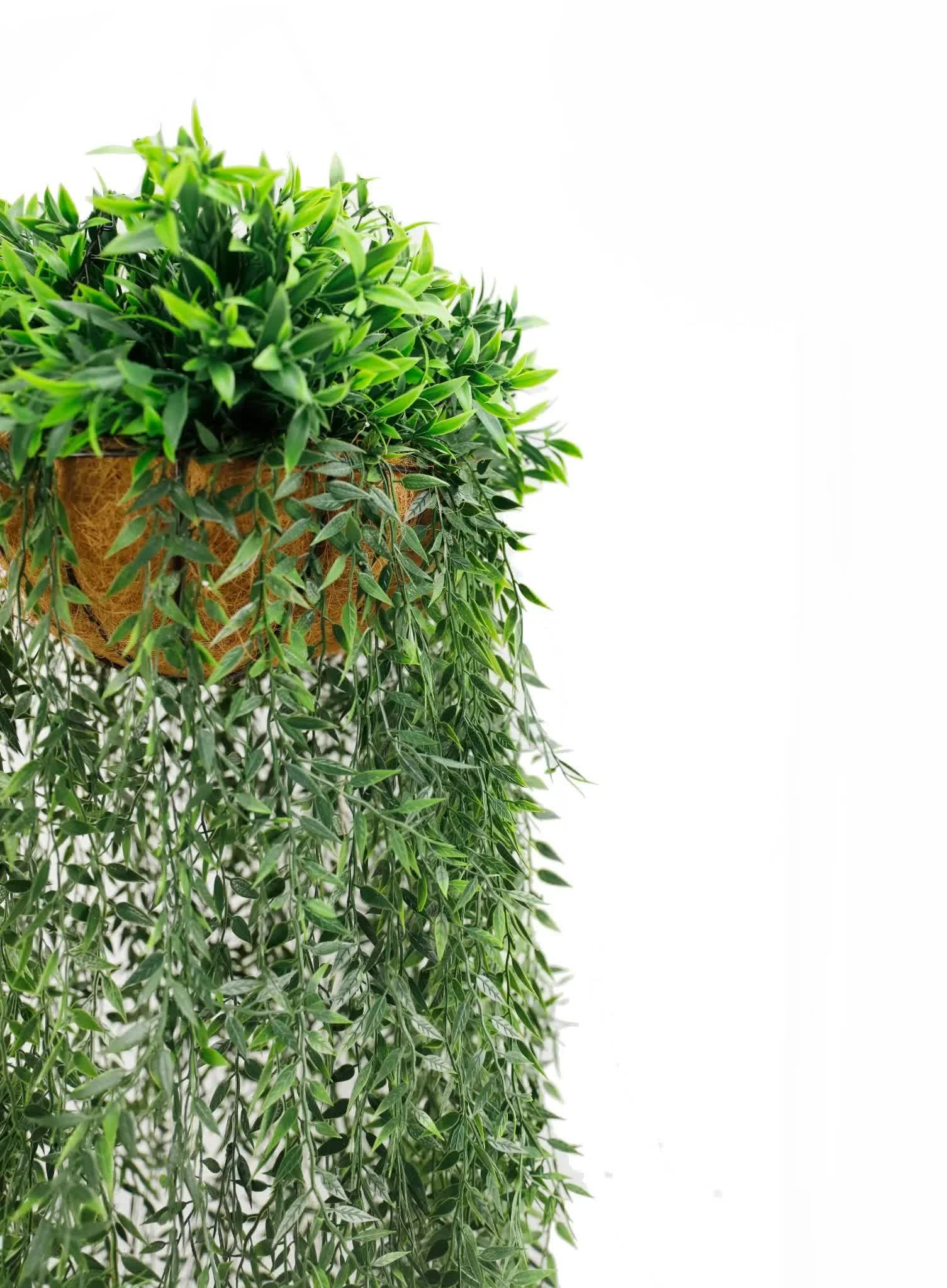 Artificial Hanging Fern Basket UV Resistant 35cm x 140cm - V637-DP27936 Artificial Hanging Fern Basket UV Resistant 35cm x 140cm - Image 2
