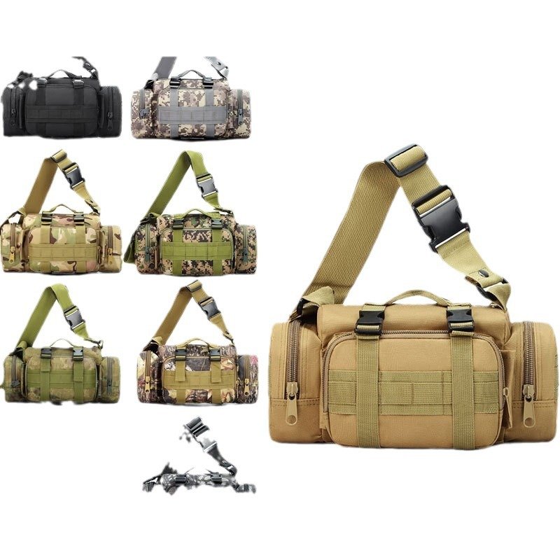 Jungle camouflage Tactical Outdoor Waist Bag - Durable Multi-functional Crossbody Shoulder Pack for Men & Women - V888-ELOSUNG34747 Jungle camouflage Tactical Outdoor Waist Bag - Durable Multi-functional Crossbody Shoulder Pack for Men & Women - Image 3