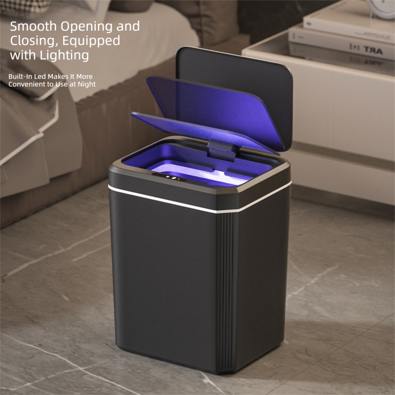 White Smart Sensor Trash Can – 20L Capacity, Touch-Free Operation with Odor-Blocking & Waterproof Design - V888-ELOSUNG36784 White Smart Sensor Trash Can – 20L Capacity, Touch-Free Operation with Odor-Blocking & Waterproof Design - Image 6