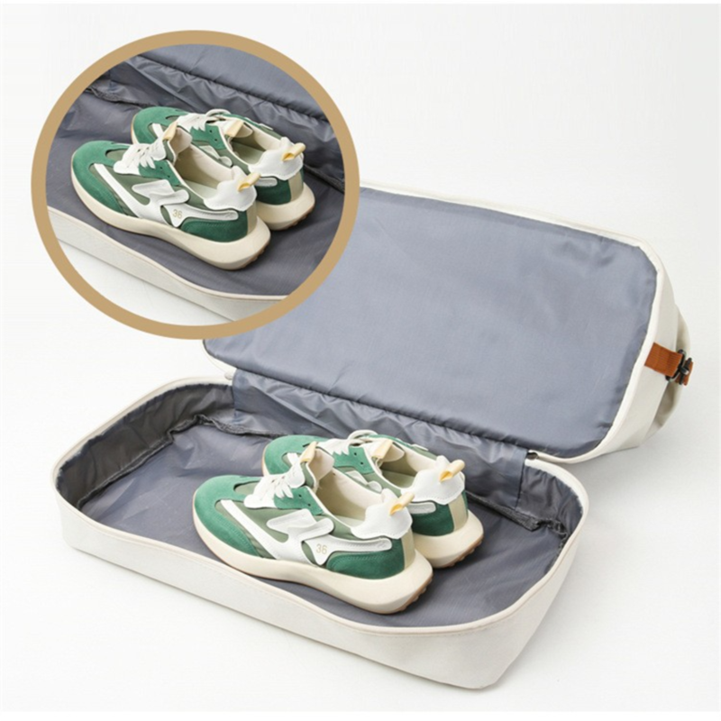 Beige Large Capacity Travel Duffel Bag for Women with Yoga Mat Holder and Shoe Compartment Water Resistant Weekend Bag Ideal for Local Gym and Travel Use - V888-ELOSUNG43476 Beige Large Capacity Travel Duffel Bag for Women with Yoga Mat Holder and Shoe Compartment Water Resistant Weekend Bag Ideal for Local Gym and Travel Use - Image 5