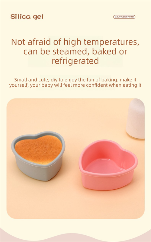 9 Inch Large Heart Shaped Silicone Cake Mould - Pink Non-Stick Baking Pan for Party & Celebration Cakes - Reinforced Rolled Edge Tray (25.9cm) - V888-ELOSUNG44459 9 Inch Large Heart Shaped Silicone Cake Mould - Pink Non-Stick Baking Pan for Party & Celebration Cakes - Reinforced Rolled Edge Tray (25.9cm) - Image 5