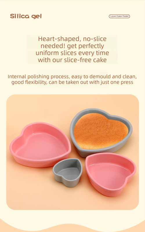 9 Inch Large Heart Shaped Silicone Cake Mould - Pink Non-Stick Baking Pan for Party & Celebration Cakes - Reinforced Rolled Edge Tray (25.9cm) - V888-ELOSUNG44459 9 Inch Large Heart Shaped Silicone Cake Mould - Pink Non-Stick Baking Pan for Party & Celebration Cakes - Reinforced Rolled Edge Tray (25.9cm) - Image 6
