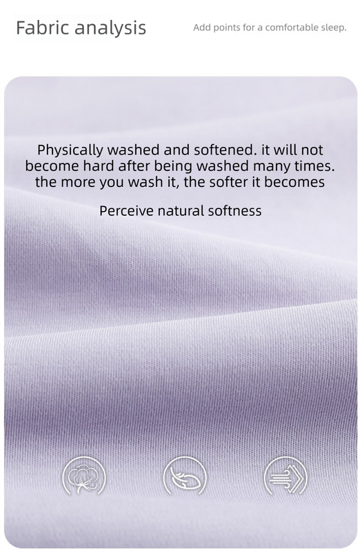Purple L size Women's Cotton Robe — Autumn/Winter Bathrobe & Morning Gown | Long Sleeve, Mid-Length, Plus Size | Loose, Comfortable, and Machine Washable | Suitable for All Seasons - V888-ELOSUNG50046 Purple L size Women's Cotton Robe — Autumn/Winter Bathrobe & Morning Gown | Long Sleeve, Mid-Length, Plus Size | Loose, Comfortable, and Machine Washable | Suitable for All Seasons - Image 6