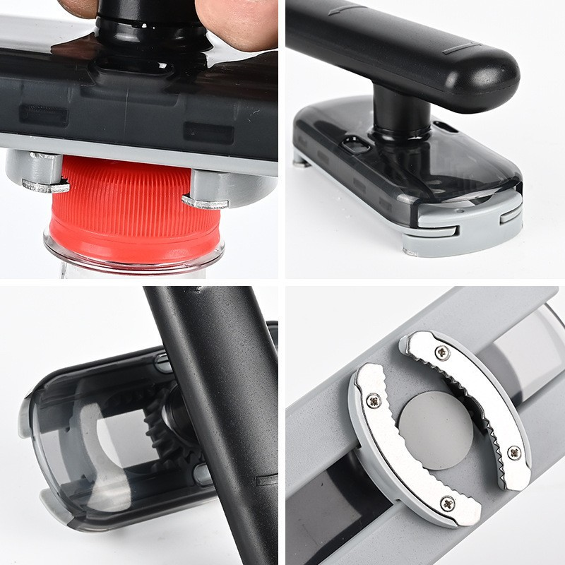 2 pack Black Creative Multi-Functional ABS Can and Bottle Opener - Non-Slip, Effort-Saving Jar Lid Opener for Home Kitchen Use - V888-ELOSUNG50117 2 pack Black Creative Multi-Functional ABS Can and Bottle Opener - Non-Slip, Effort-Saving Jar Lid Opener for Home Kitchen Use - Image 4