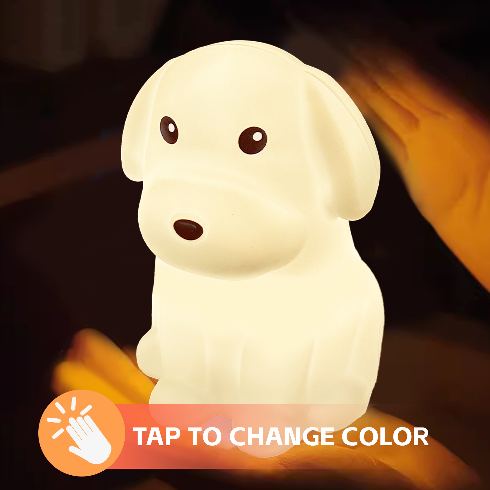 Squishy Dog Night Light - V915-BR0120 Squishy Dog Night Light - Image 2