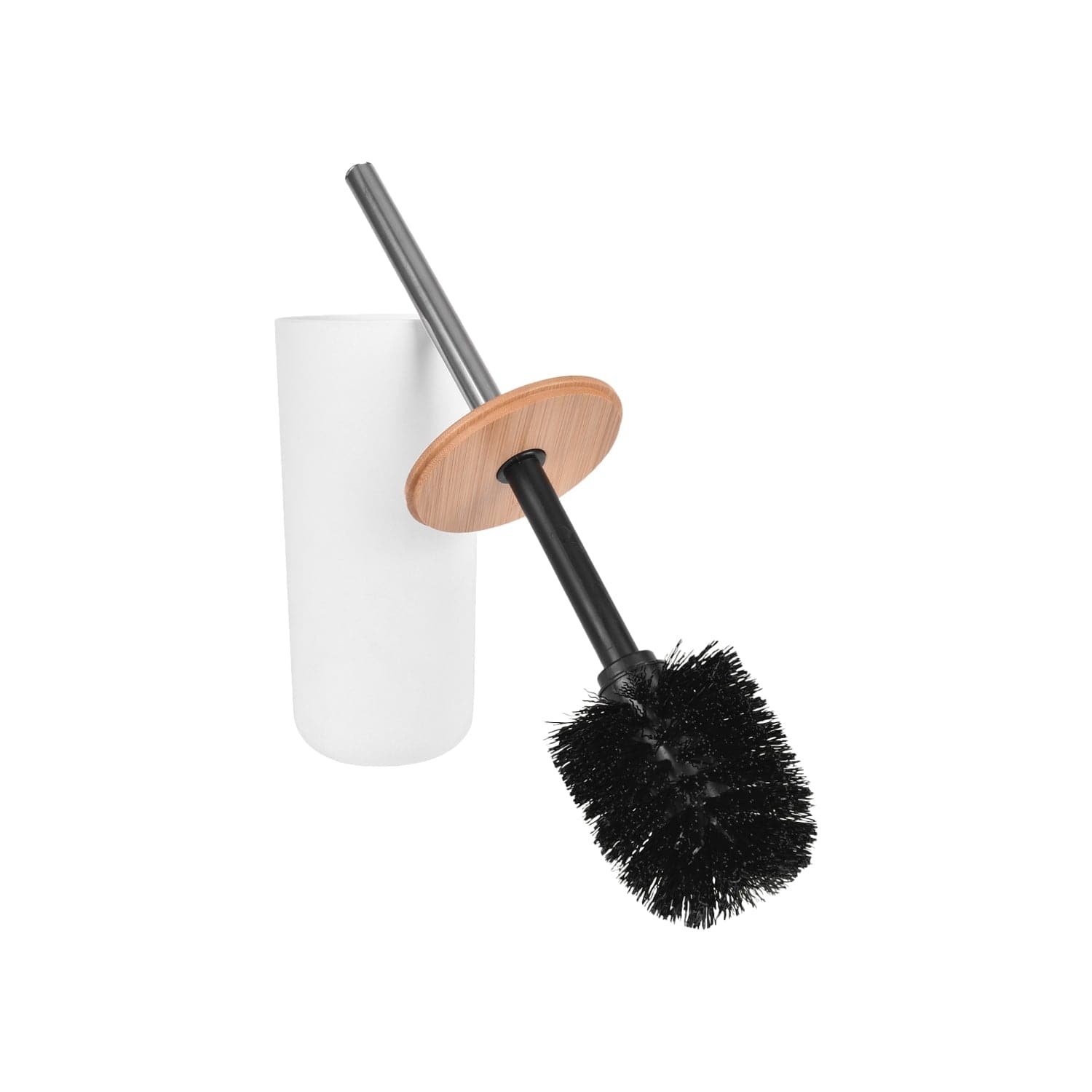 Bamboo Lid Toilet Brush - V915-HO0313 Bamboo Lid Toilet Brush - Image 2