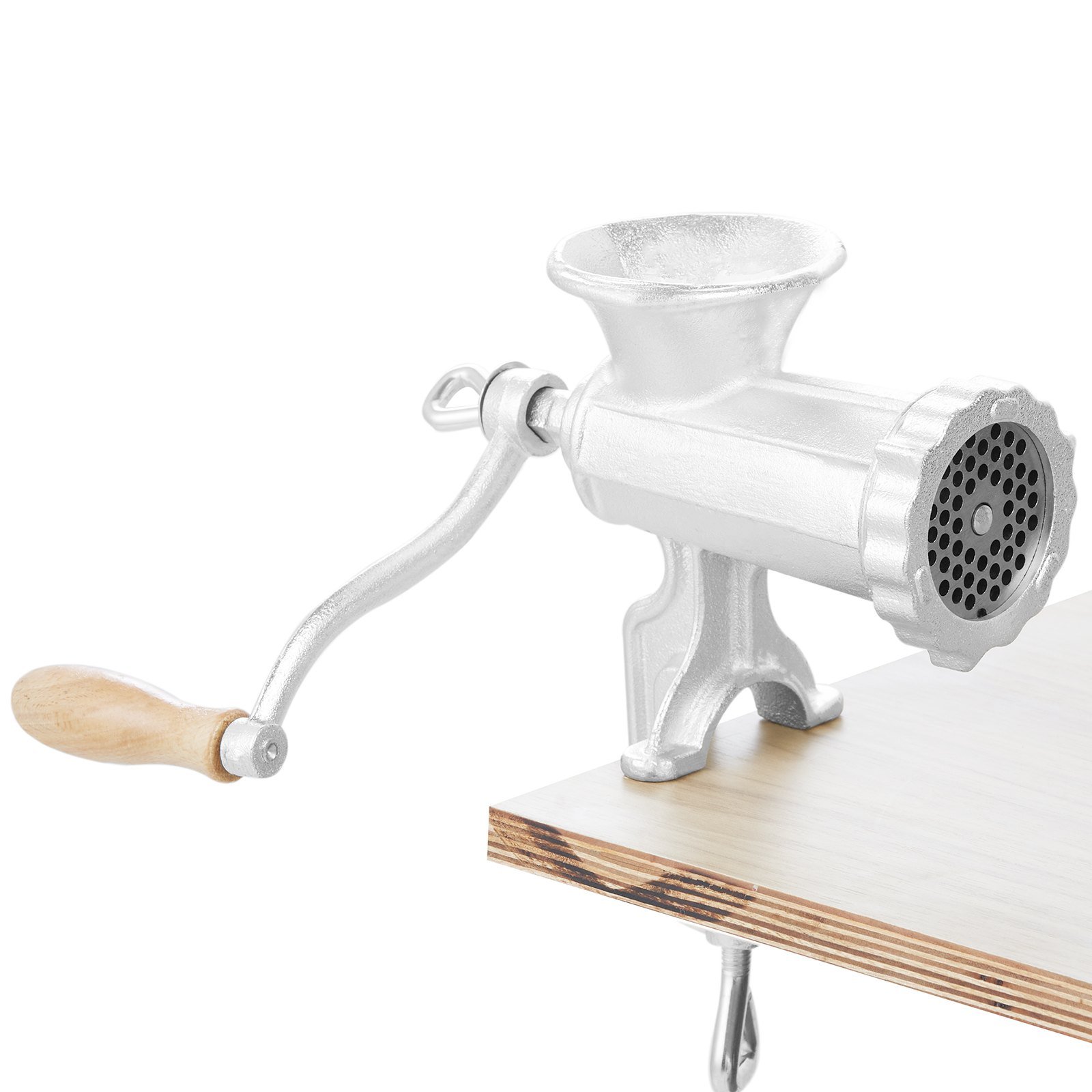 Manual Meat Grinder Heavy Duty Cast Iron Meat Grinder & Steel Table Clamp - V952-ZTSDJRJZT800S8NBLV0 Manual Meat Grinder Heavy Duty Cast Iron Meat Grinder & Steel Table Clamp - Image 9