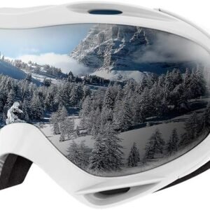 OutdoorMaster OTG Ski Goggles - Over Glasses Ski/Snowboard Goggles for Men, Women & Youth - 100% UV Protection--OM-5
