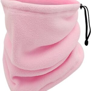 Winter Neck Warmer – Warm Ski Scarf and Face Covering against Cold and Wind – Comfortable and Thermal, Ideal for Skiing, Cycling and Outdoor Activities (Pink)