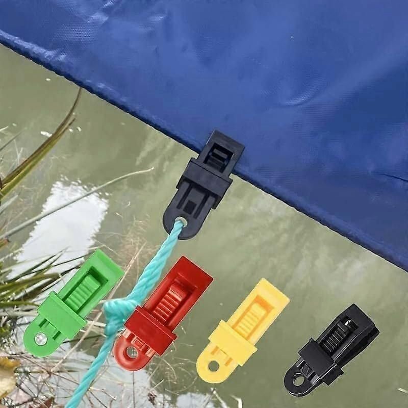 12 Pack Heavy Duty Tarp Clips, Outdoor Tent Clip for Holding Tarp, Car Sunshade, Pool - V1308-DSZKI-1052 12 Pack Heavy Duty Tarp Clips, Outdoor Tent Clip for Holding Tarp, Car Sunshade, Pool - Image 3